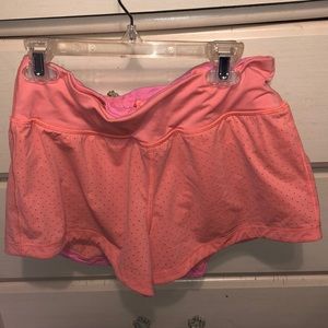 Orange Lulu shorts